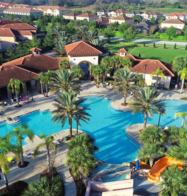Villatel villas and resort pool Orlando