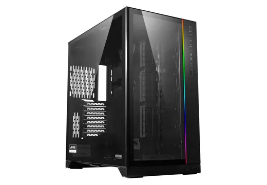 Imagem do produto Gabinete Gamer Lian Li PC-011 Dynamic XL ROG Edition RGB Full Tower E-ATX Preto - O11DXL-X BLACK em Americanas