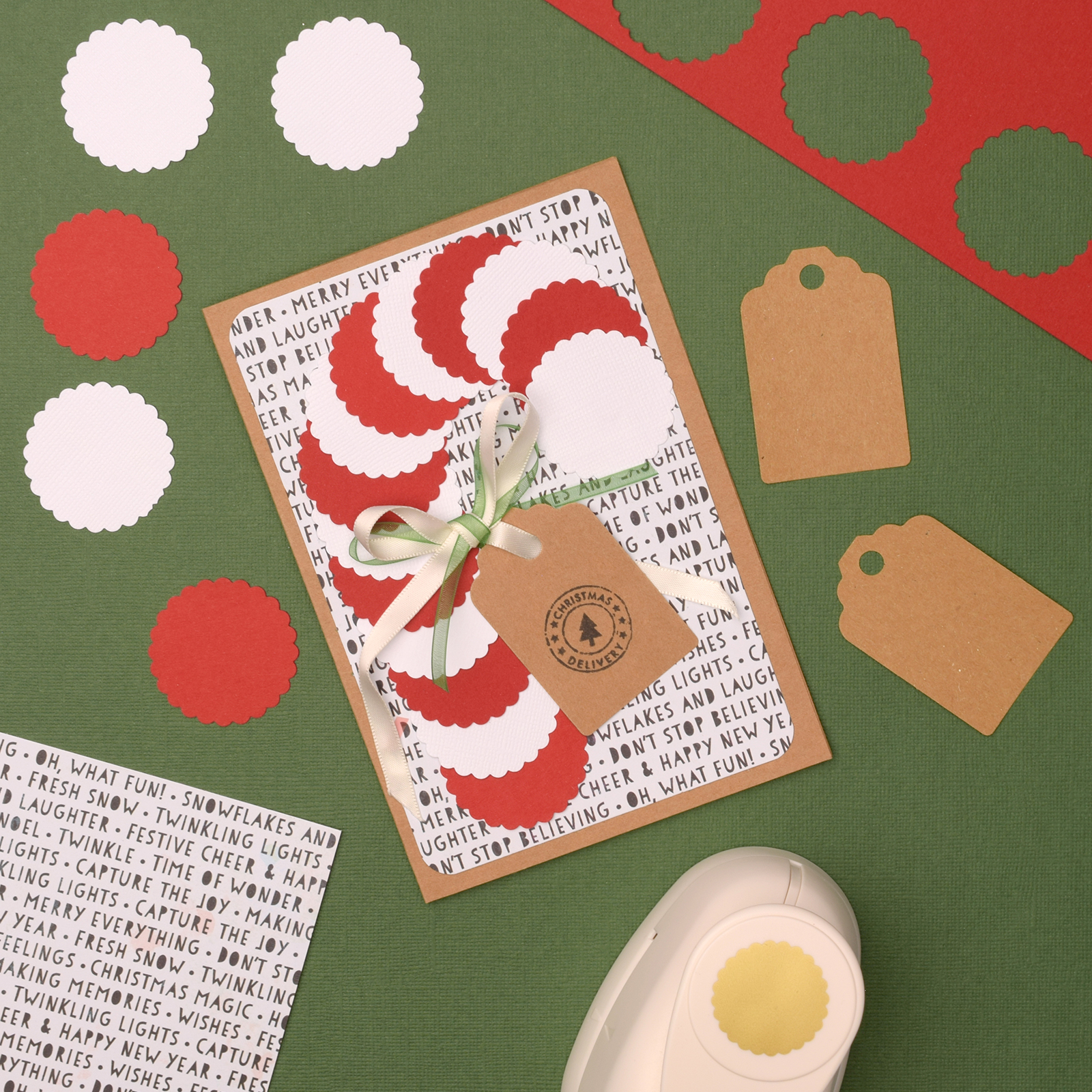 crafting christmas cheer with handmade cards!