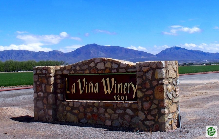 This winery offers visitors an excellent view of the nearby ,mountains.