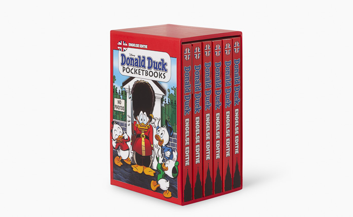 Donald Duck Pocketbooks box - met 6 pockets