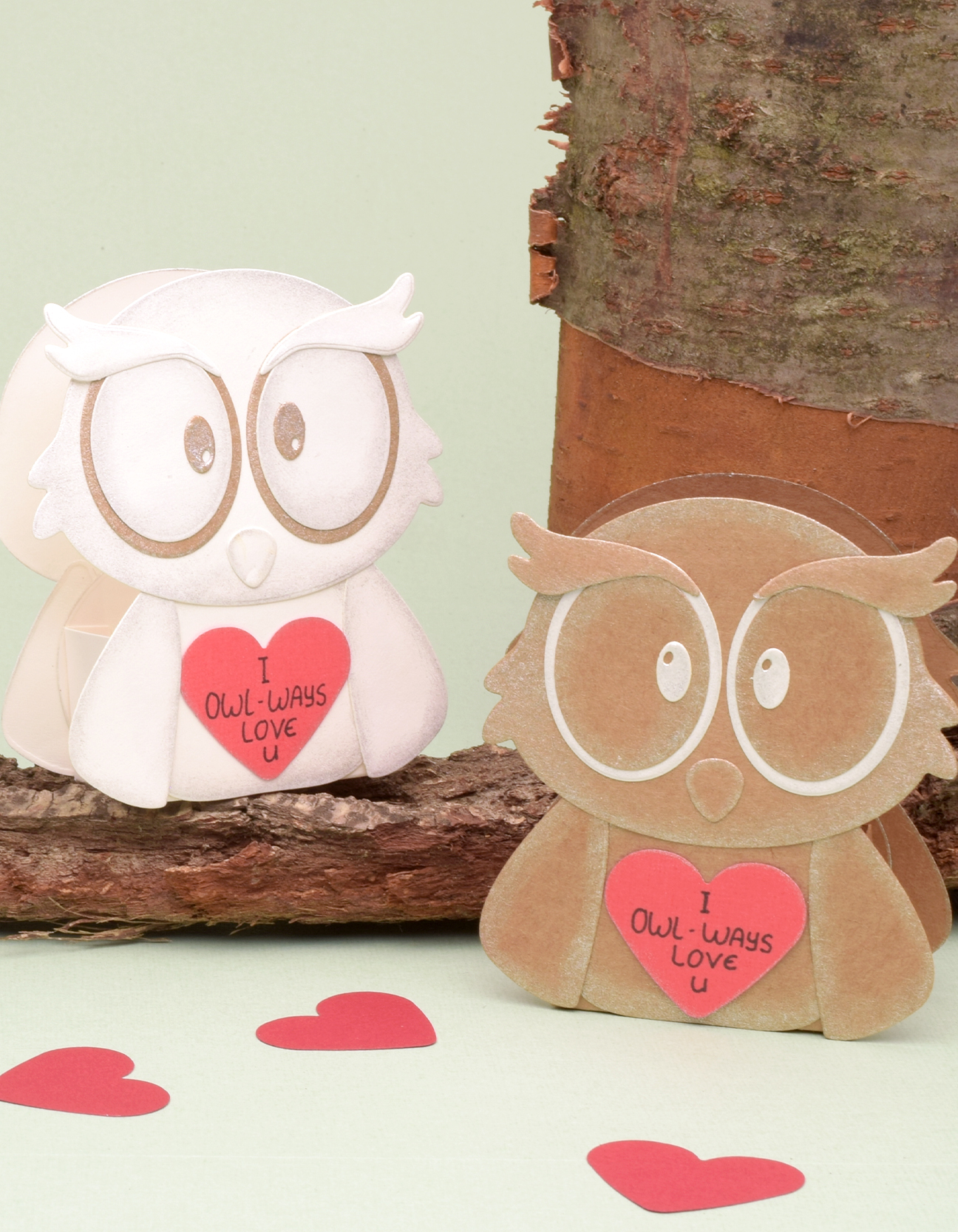 Craft an owl-shaped paper gift box 