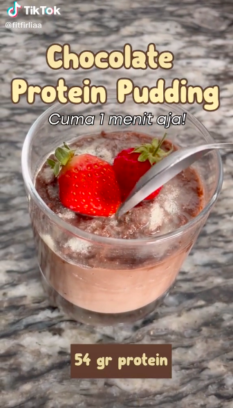 RESEP CHOCOLATE PUDDING PRO WHEY