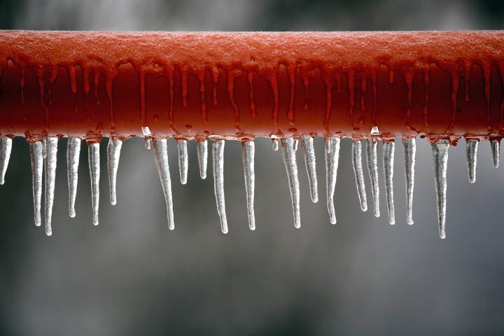 frozen water pipe