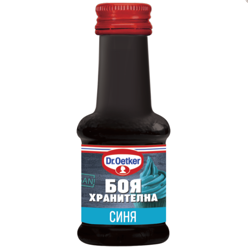 Синя хранителна боя (течна) - Продукта