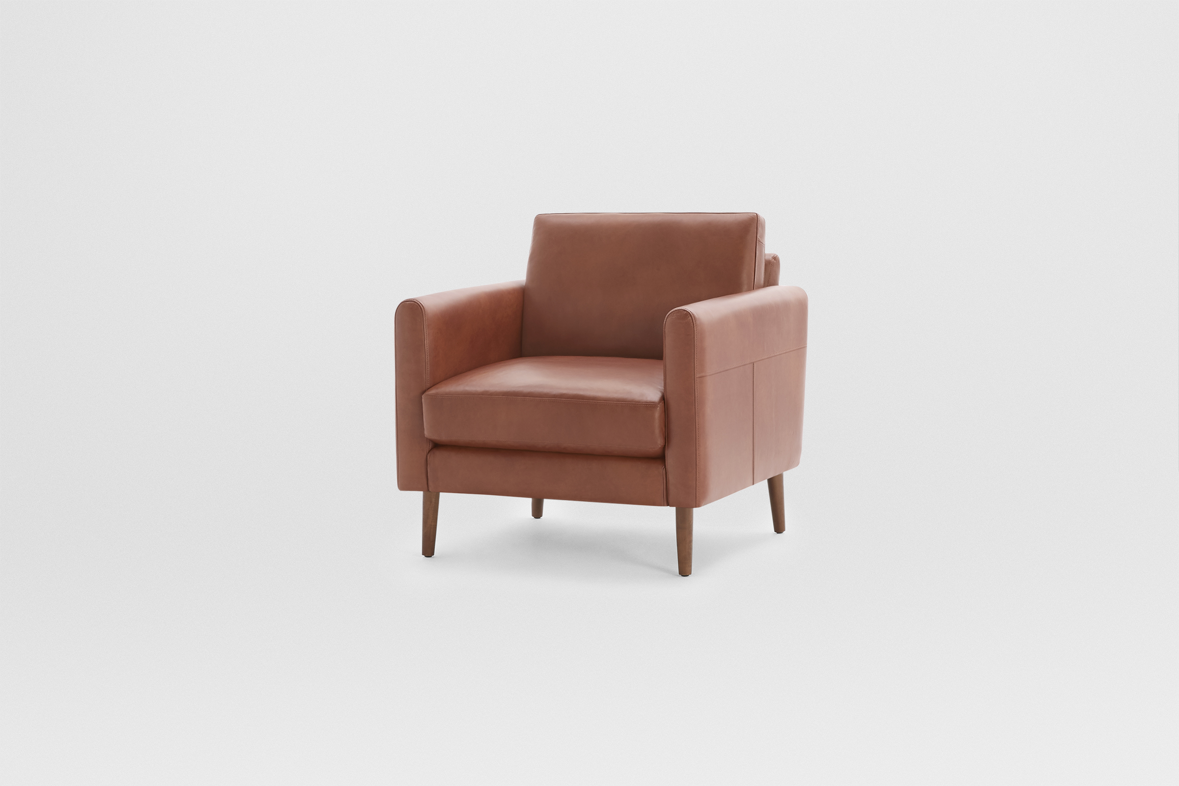 The Nomad Leather Club Chair Customizable Modular Furniture Burrow