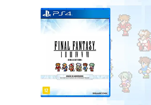 Imagem do produto Final Fantasy I-VI Collection Anniversary Edition PS4 - Físico em Amazon