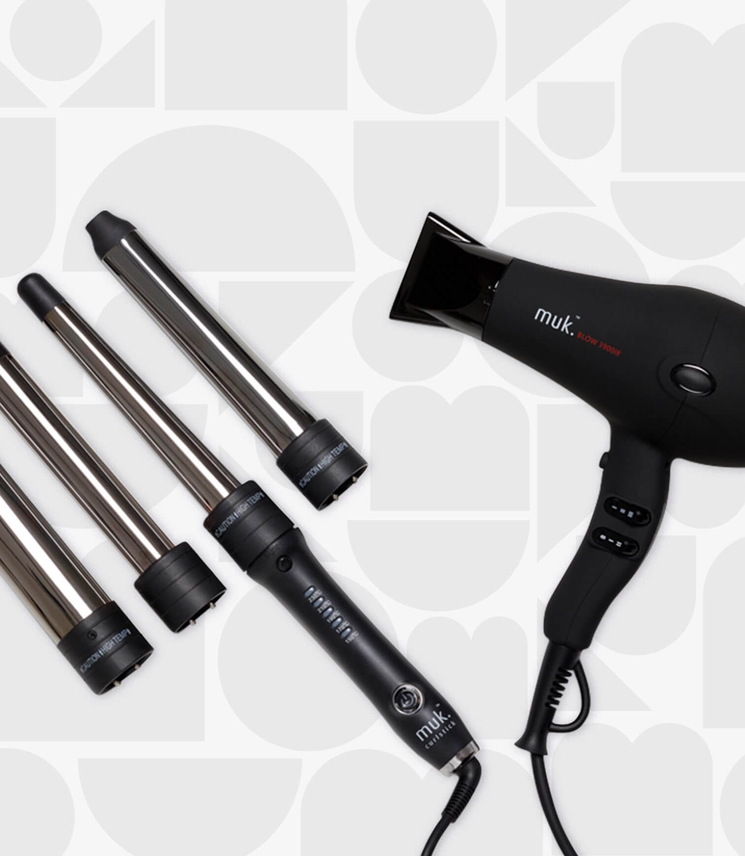 Muk curling clearance iron