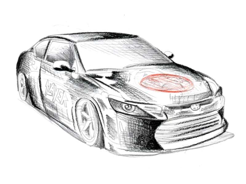 2014 scion av sketch 