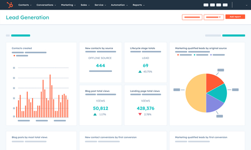 HubSpot CRM Screenshot