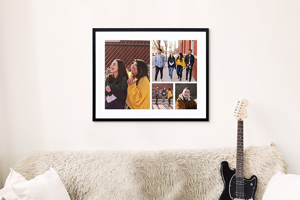 collage print of friends
