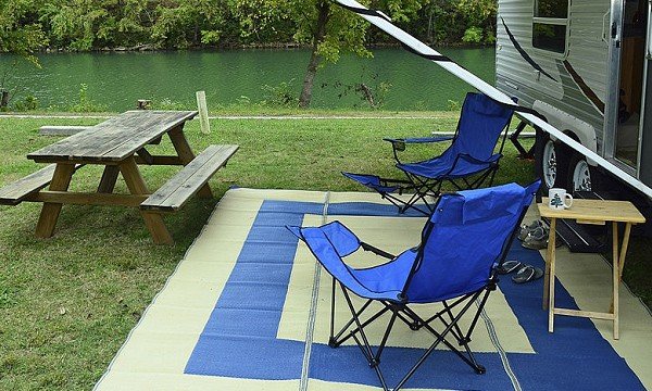 Adding camp chairs to your RV outdoor set-up gives you many more places to hang out outside.