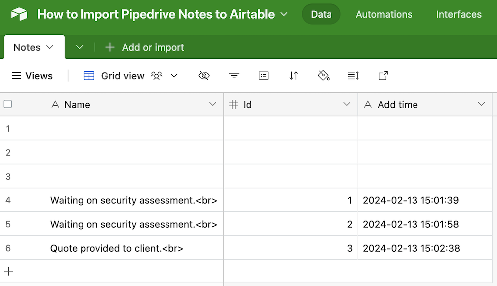 pipedrive notes imported into Airtable.png