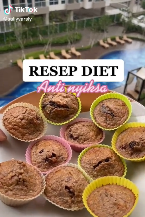 Resep Bolu Panggang Oat Banana Choco Pro Whey