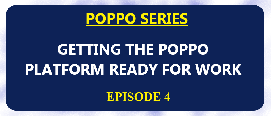 GETTING THE PLATFORM READY FOR WORK - EPISODE 4