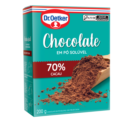 Chocolate em Pó 70% Cacau - Chocolate em Pó | Dr. Oetker
