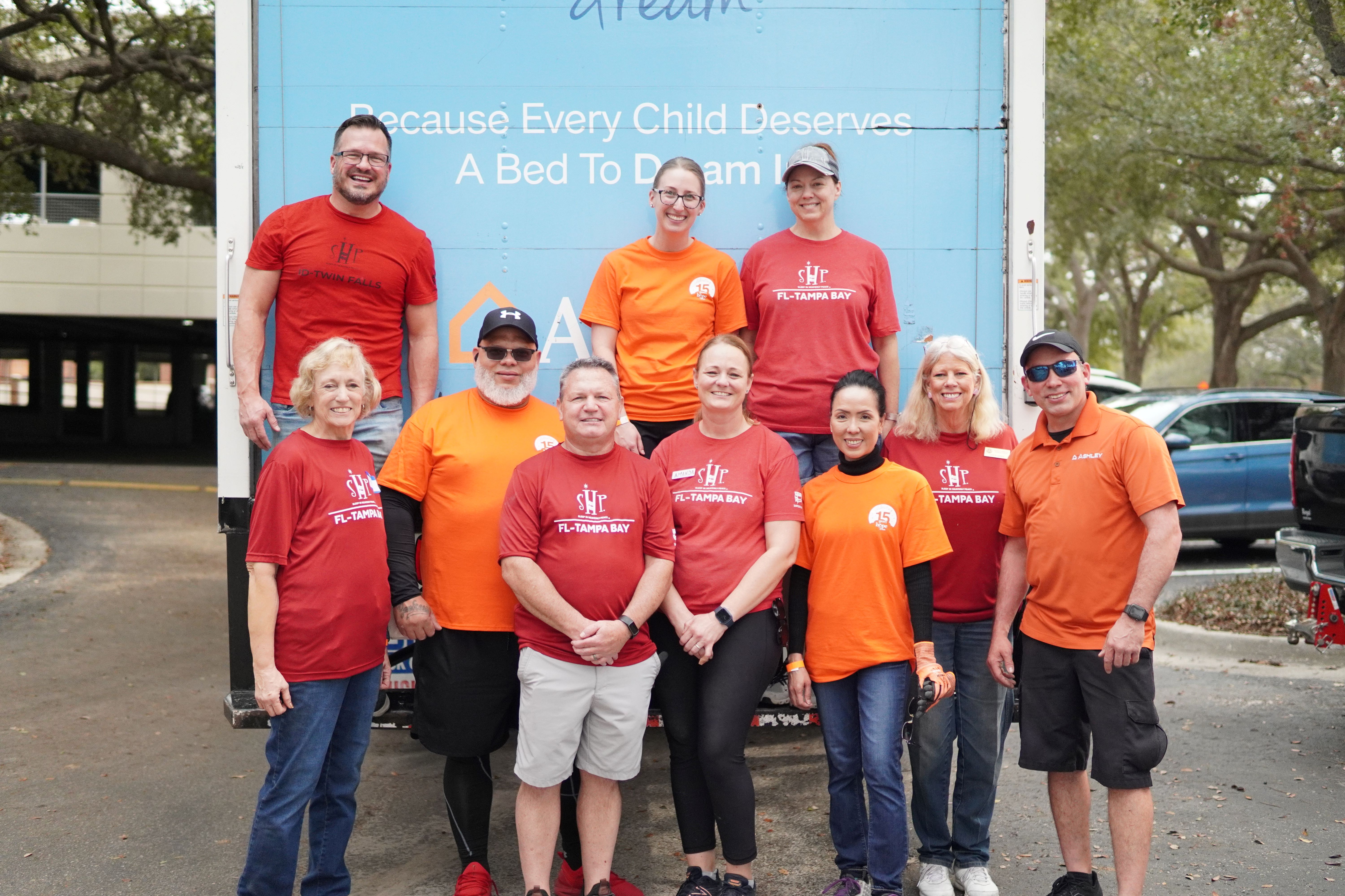 Local Women Soccer Stars and Volunteers Join Forces to Build Brighter Futures One Bed at a Time