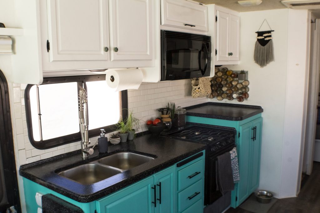 Consider an RV kitchen makeover to completely revamp your space.