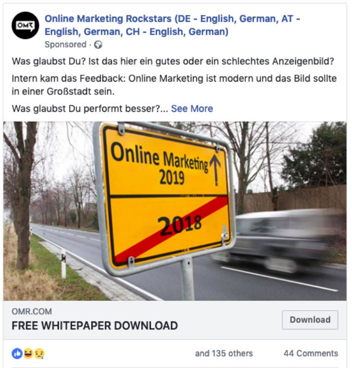 OMR Facebook Long Ads Report Free Download