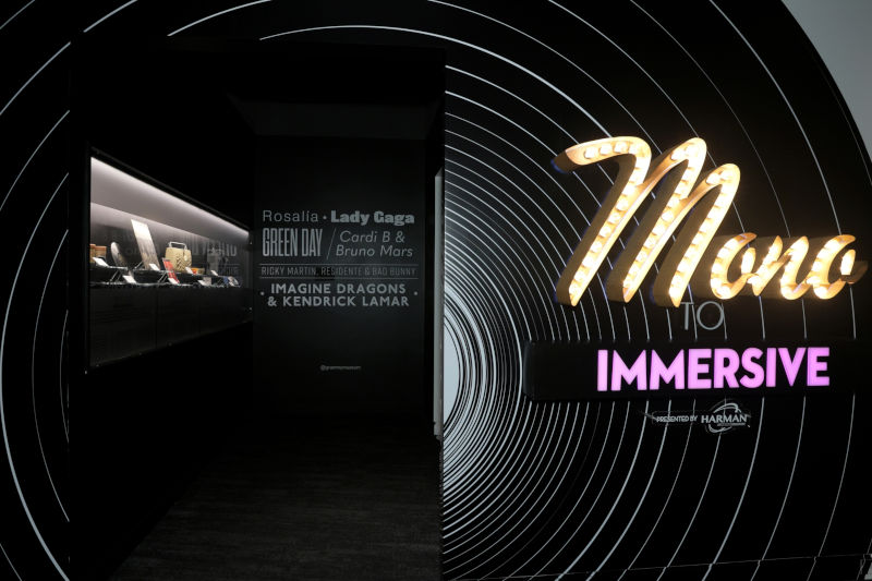 The Mono to Immersive exhibit.