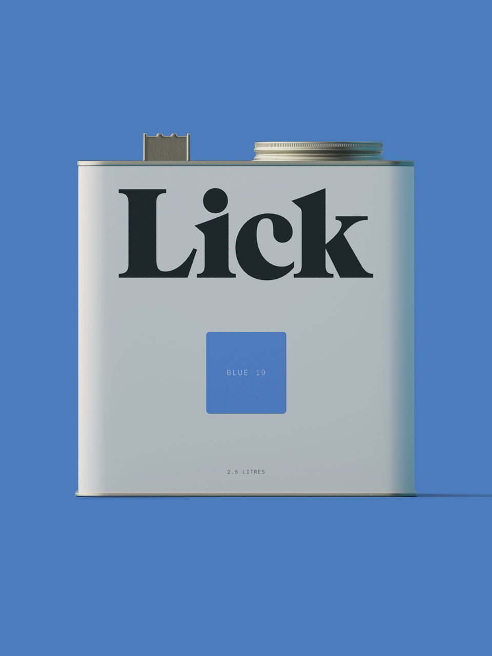 Blue 19 Cool Blue Paint Matt Emulsion Paint Lick