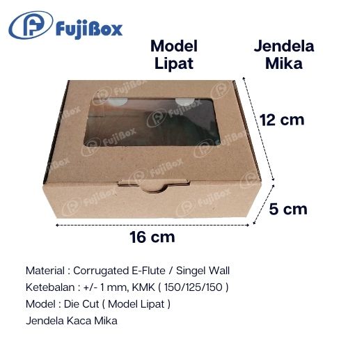 FUJIBOX DUS KARTON | CB KACA 16 x 12 x 5 | KARDUS JENDELA MIKA