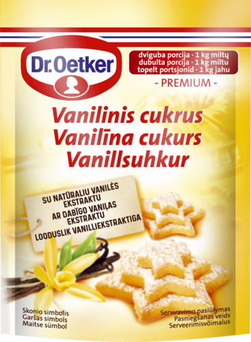 Vanilīna cukurs (16 g) - Produkti