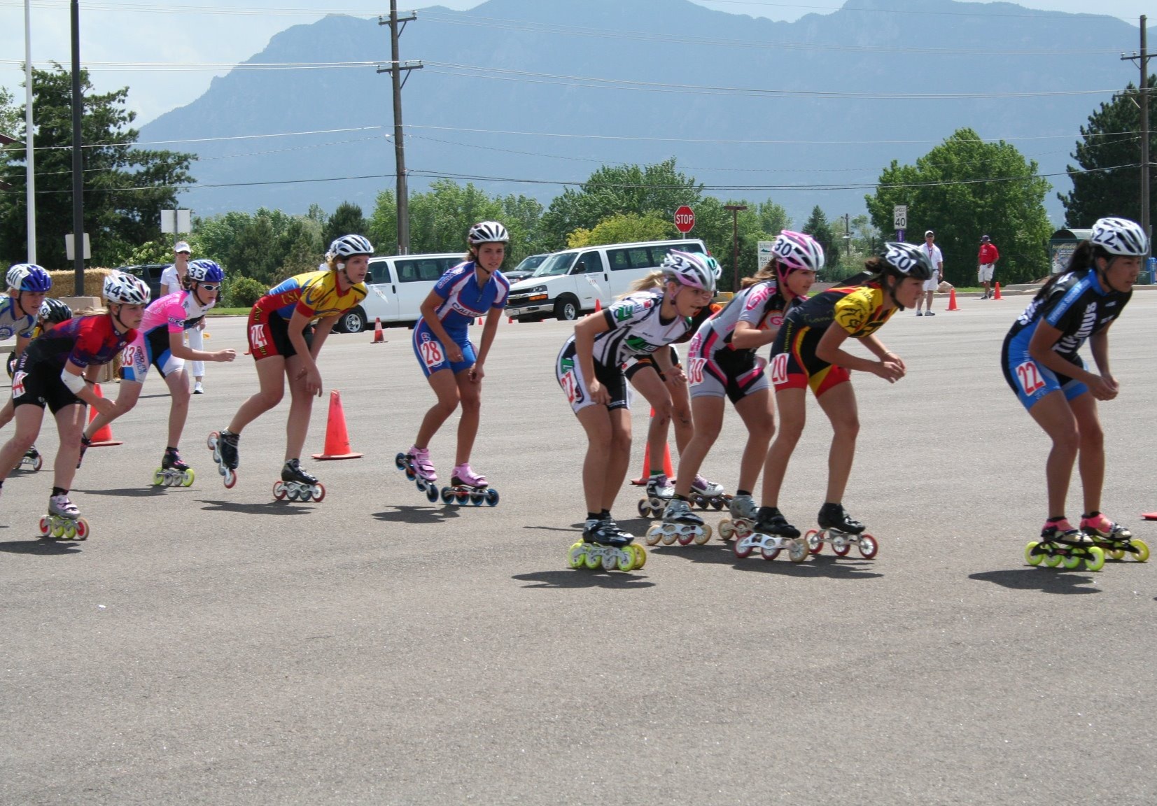 Zephaneah, in second place. Outdoor nationals, road course event. Colorado Springs, CO. 