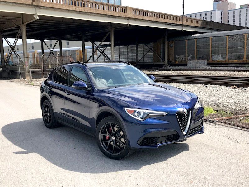 2017 Alfa Romeo Stelvio exterior front angle with grille by Matt Landish ・  Photo by Matt Landish