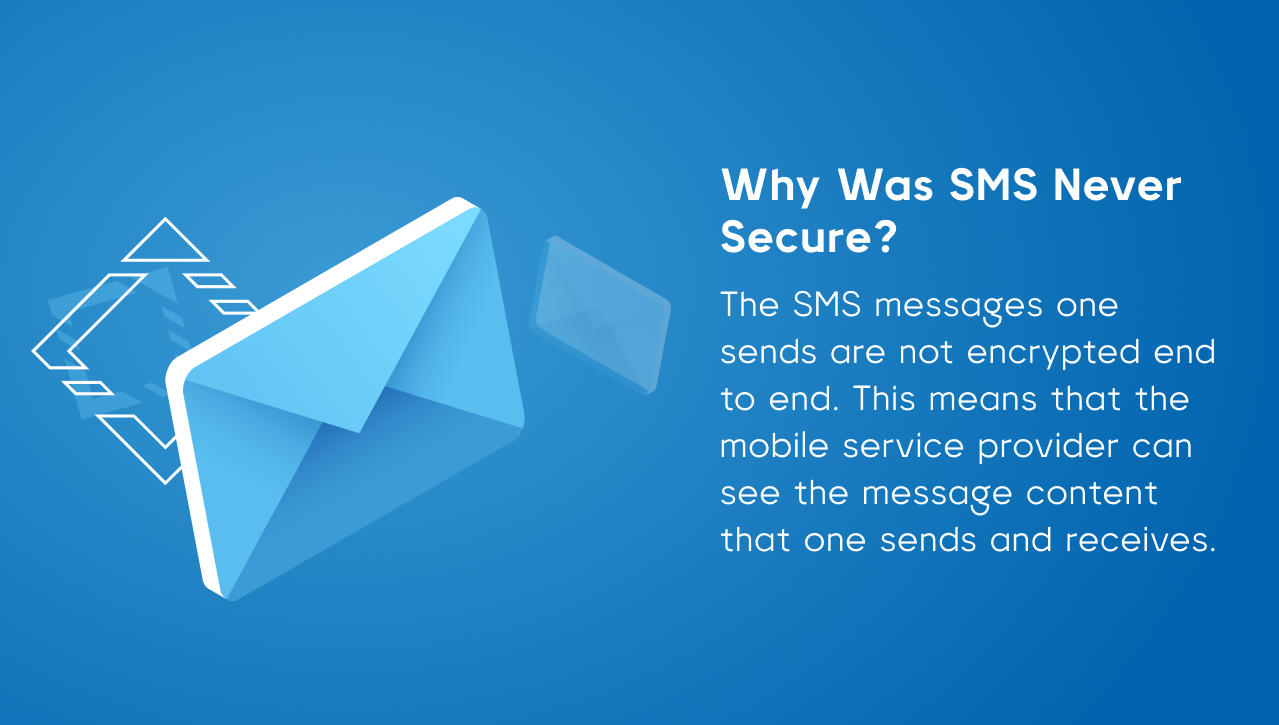 Why was SMS never secure?
