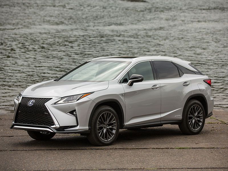 2017 Lexus RX 450h F SPORT exterior front angle ・  Photo by Lexus 