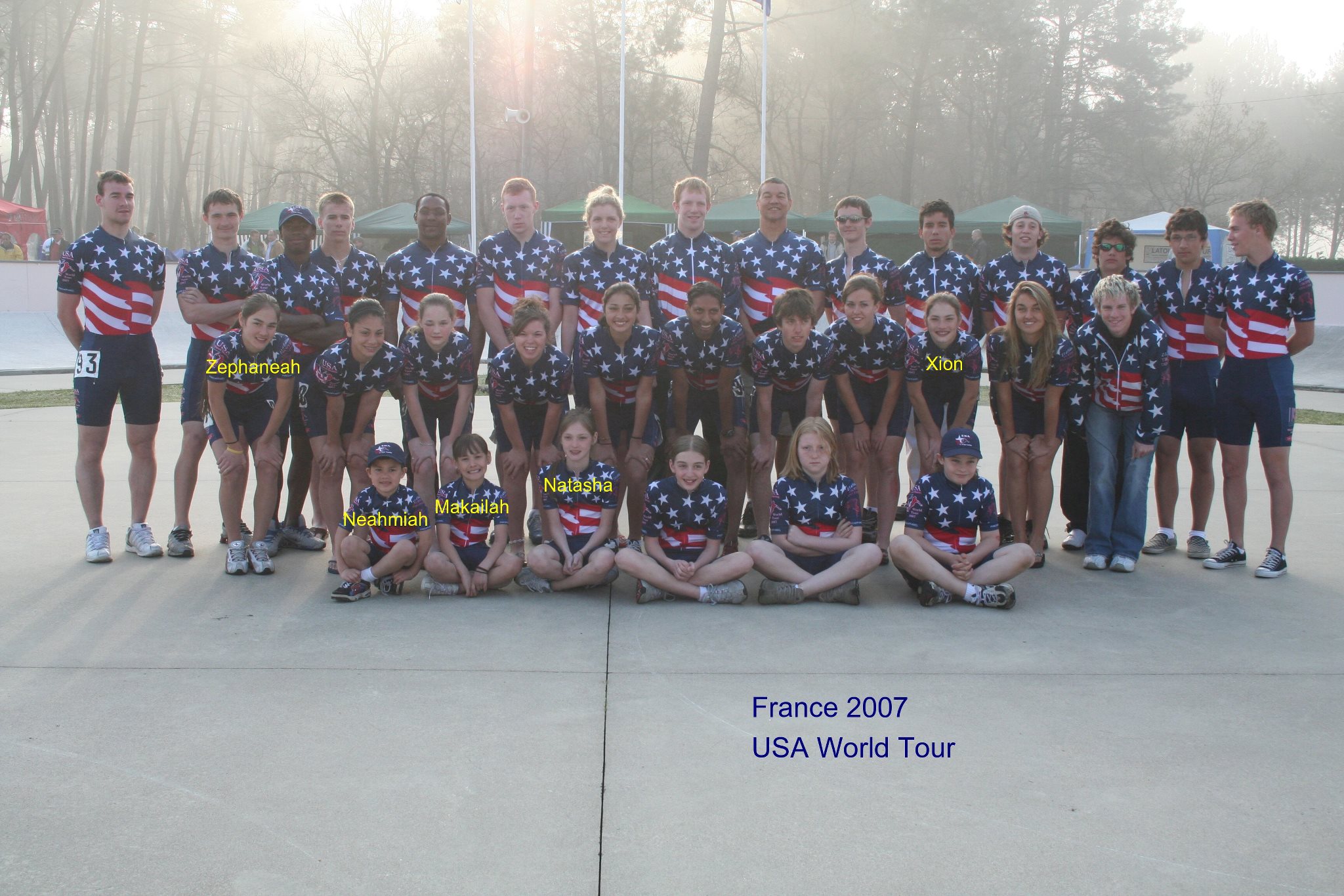 2007 USA team picture.