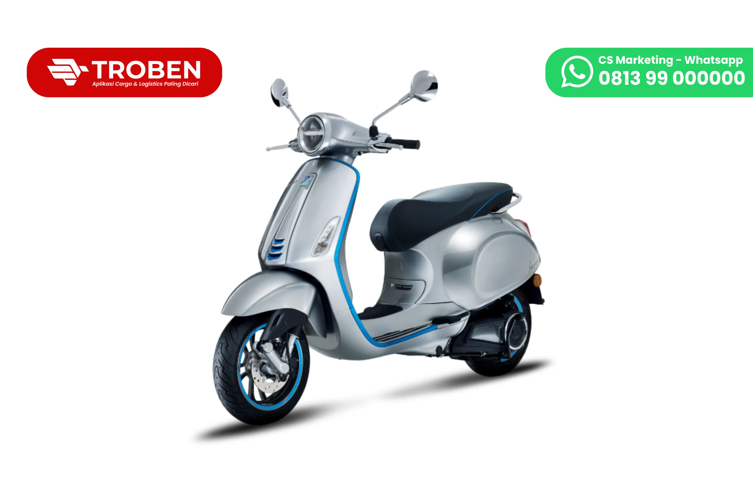 4 Motor Listrik Vespa Terbaik 2024, Ini Cara Kirimnya di Troben!