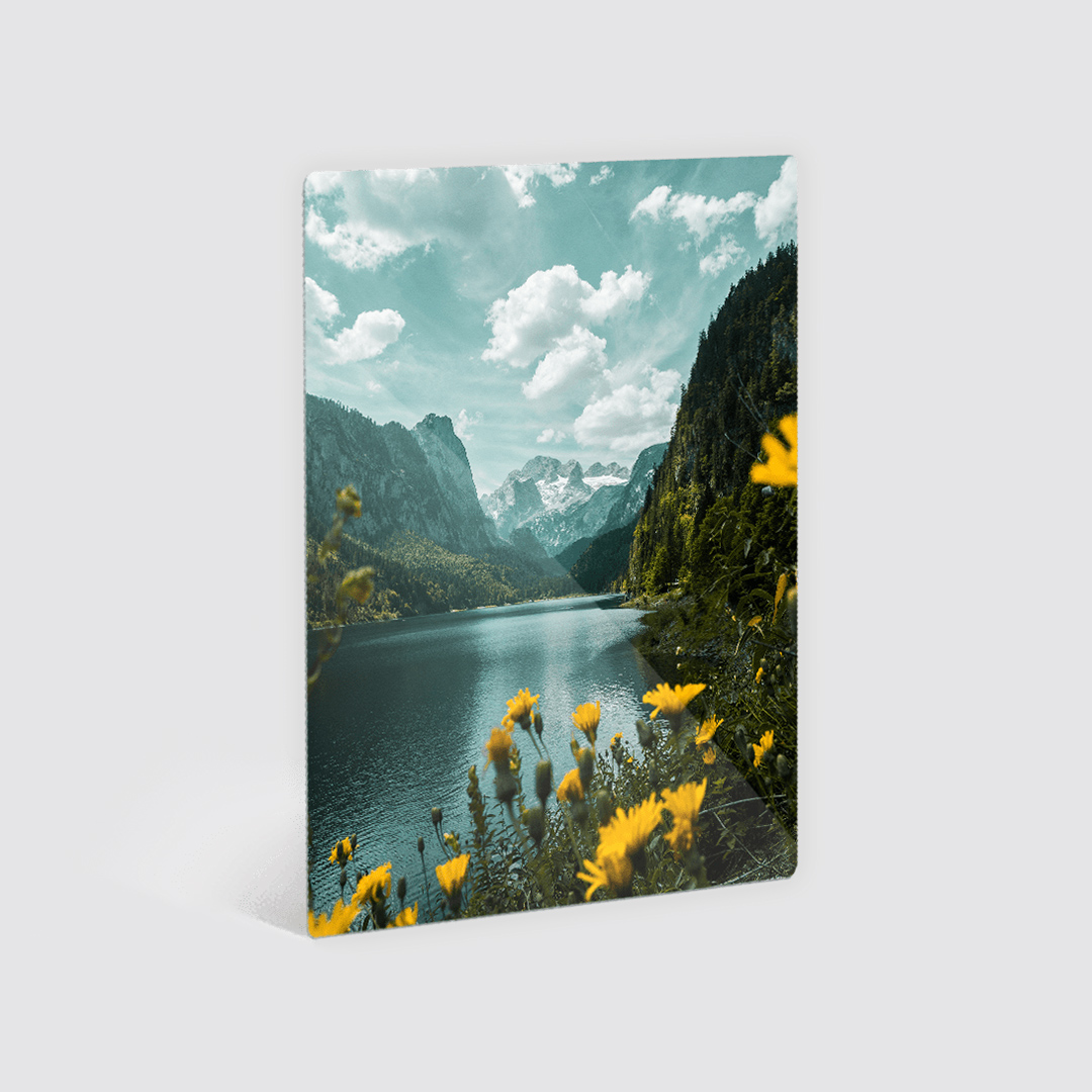 Metal print mockup