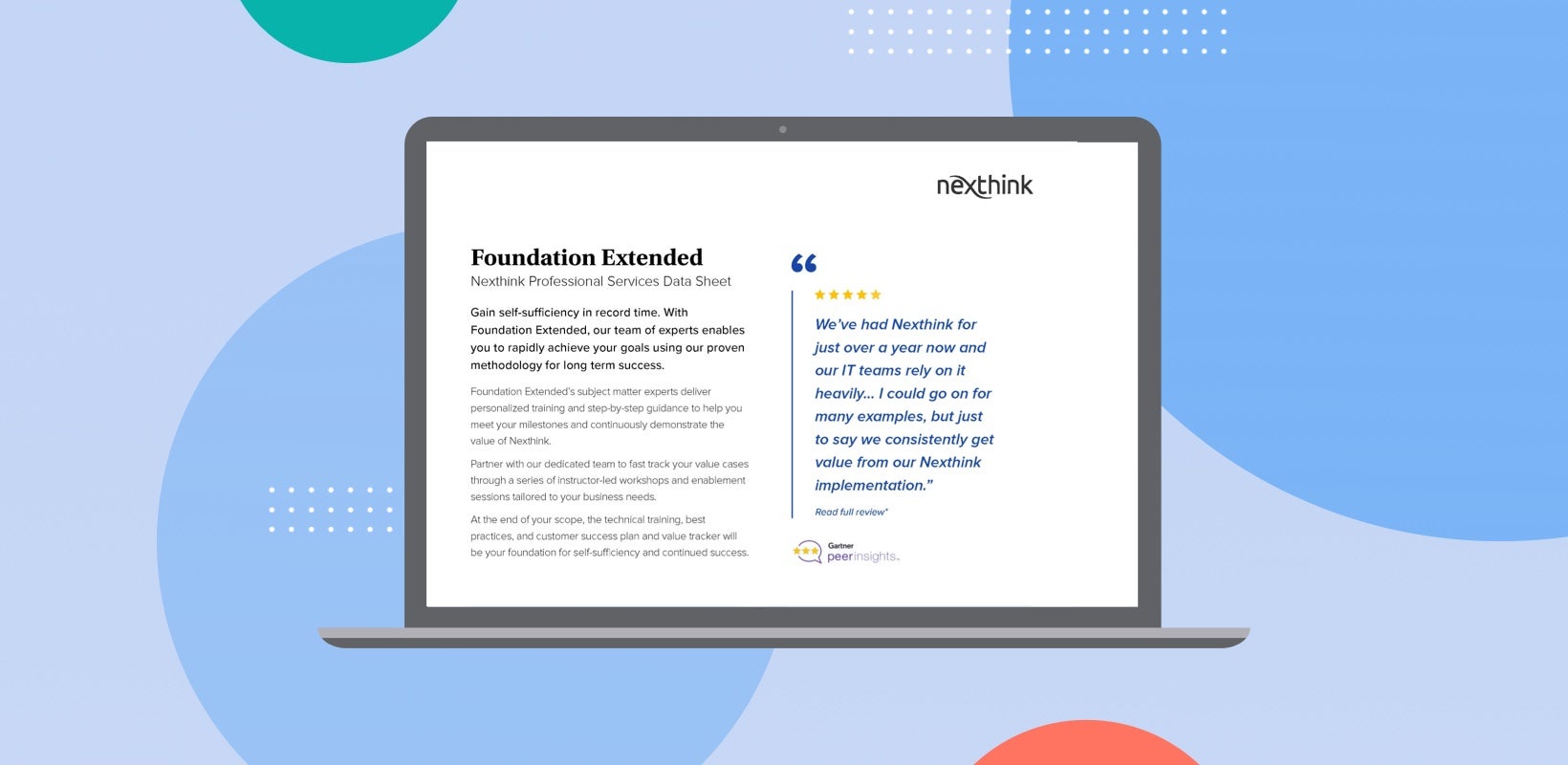 Foundation Advanced Take it to the Next Level | Nexthink