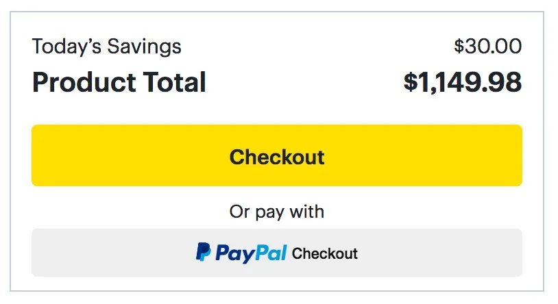 3. Clean checkout button.webp