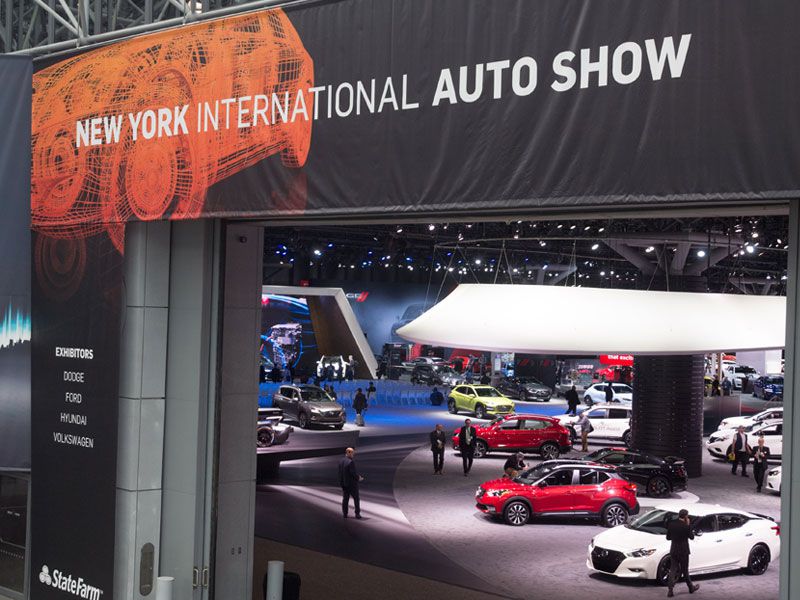 2018 New York International Auto Show showfloor ・  Photo by Newspress USA