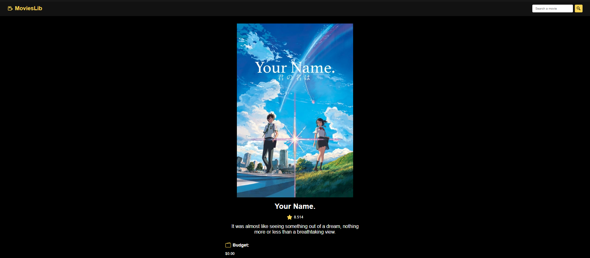Movie Info
