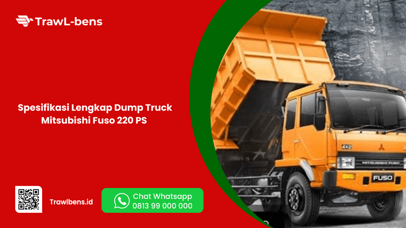 Spesifikasi Lengkap Dump Truck Mitsubishi Fuso 220 PS 