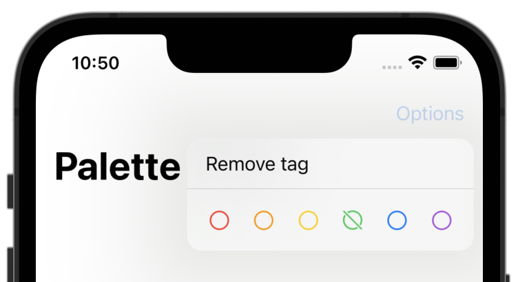 Symbol variant selection effect on palette menu SwiftUI
