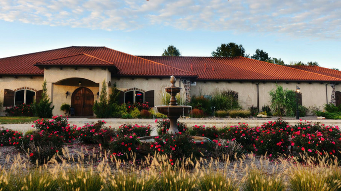 Tuscan Hills is built in an old-world style that resembles the architecture of Tuscany, Italy.
