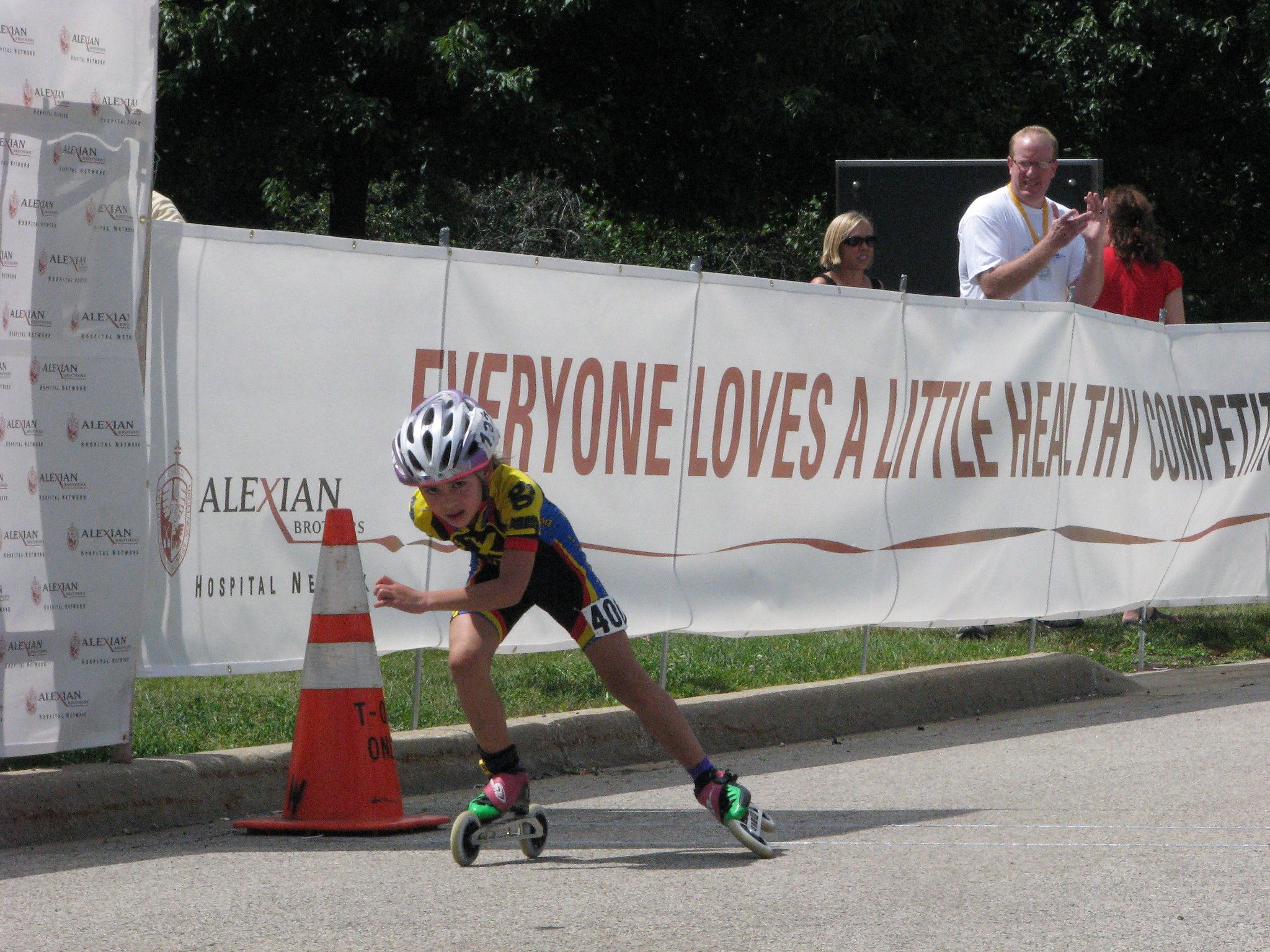 Annastasiah Chicago marathon. 7yrs old.