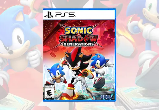 Imagem do produto Sonic X Shadow Generations PS5 - Físico em Vozão Games