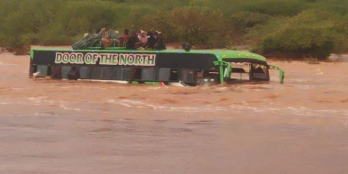 Passengers Trapped After Wajir Bus Is Swept by Floods 