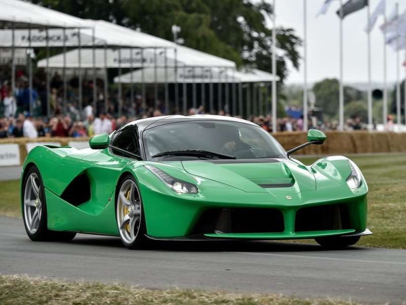 2014 ferrari laferrari green 