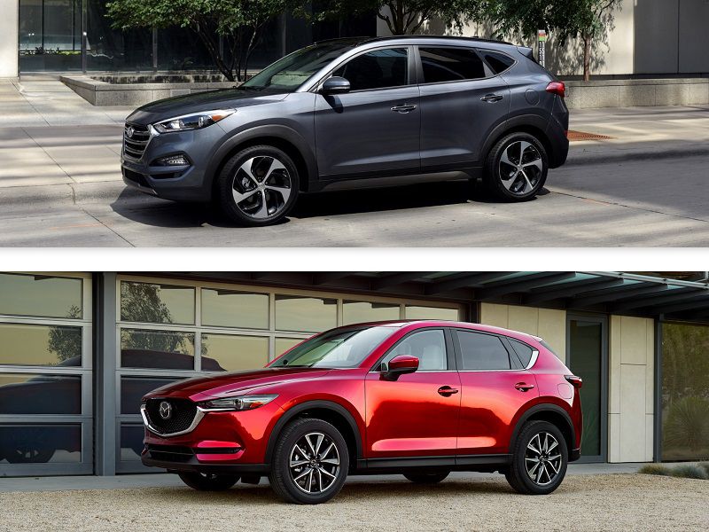 2018 Hyundai Tucson Mazda CX 5 ・  Photo by Mazda / Hyundai