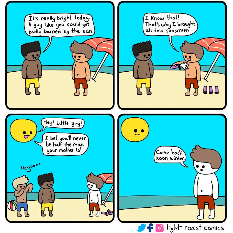 Panel 1: nullPanel 2: nullPanel 3: nullPanel 4: nullThis is the end of the comic.