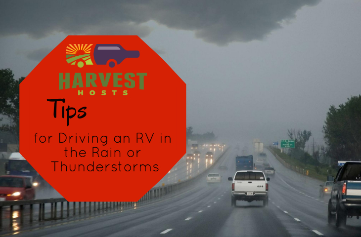 Tips for Driving an RV in the Rain