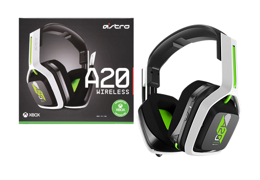 Imagem do produto Headset Sem Fio ASTRO Gaming A20 Gen 2 - Branco/Verde em Americanas
