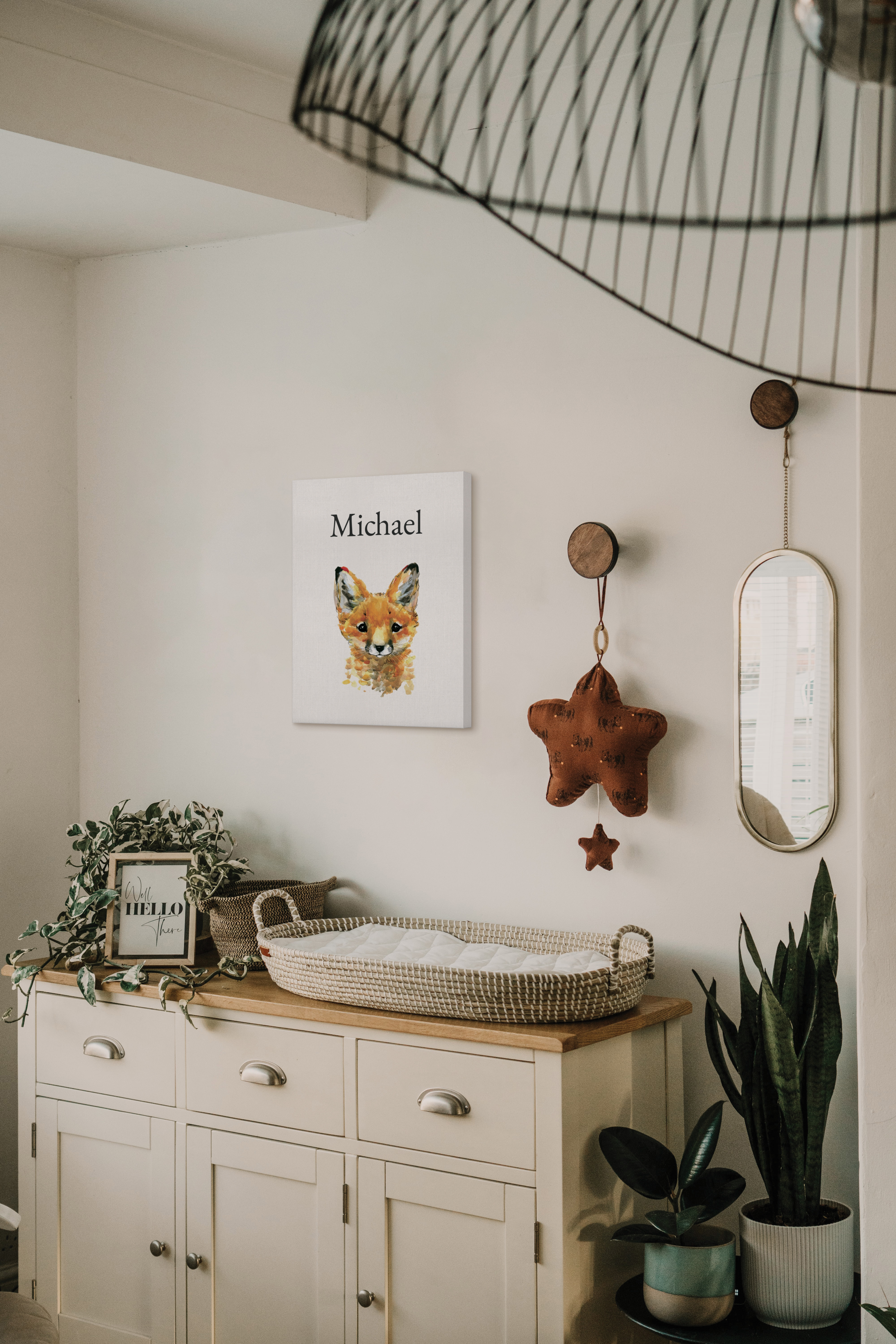 Baby Animal print in nursery